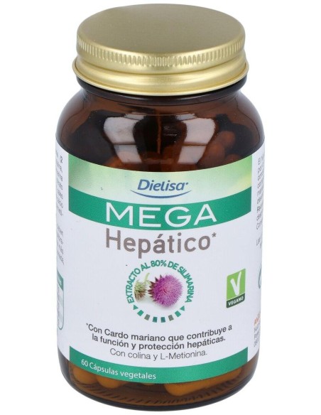 Mega Hepático   Envase 60 Cápsulas(30 Dias) de Dielisa®