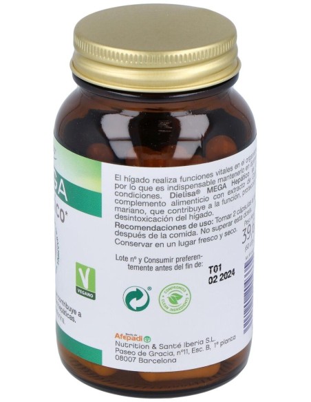 Mega Hepatico 60Cap. de Dietisa (Dielisa)