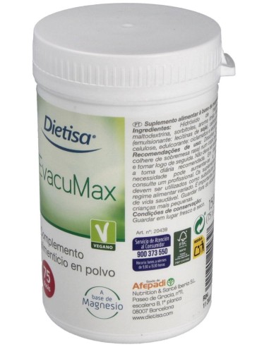 Evacumax  Envase 150 G(37 Días) de Dielisa®