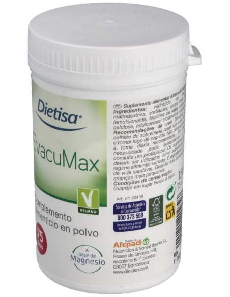 Evacumax Transito Intestinal 150Gr. de Dietisa (Dielisa)