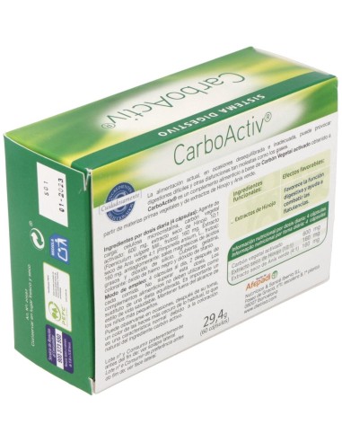 Carboactiv   Envase 60 Cápsulas(15 Días) de Dielisa®