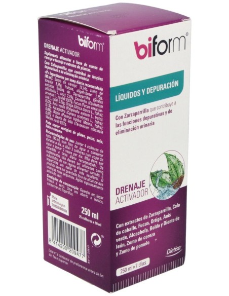Drenaje Activador  250 Ml   Envase 250 Ml(7 Días) de Biform®