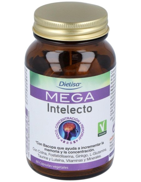Mega Intelecto  Envase 50 Cápsulas(30 Días) de Dielisa®