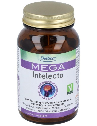 Mega Intelecto  Envase 50 Cápsulas(30 Días) de Dielisa®