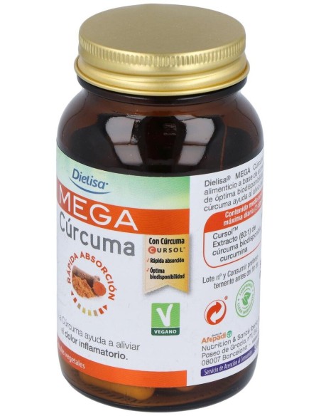 Mega Curcuma 50Cap. de Dietisa (Dielisa)