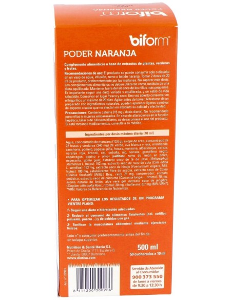 Poder Naranja  Envase 500 Ml(12-13 Días) de Biform®