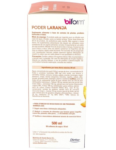 Biform Poder Naranja 500Ml. de Dietisa (Dielisa)
