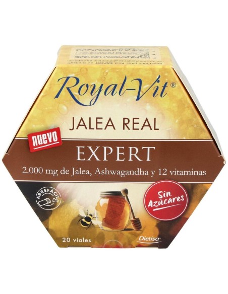 Jalea Real Royal Vit Expert Sin Azucar 20Viales de Dietisa (Dielisa)