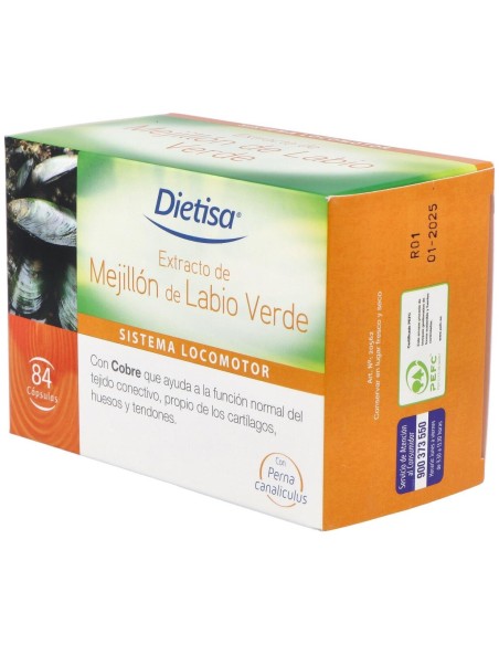 Mejillon De Labio Verde (Gemiflor Super) 84Cap de Dietisa