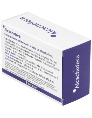 Fitotablet Alcachofa 60Comp de Eladiet