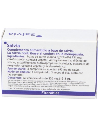 Fitotablet Salvia 60Comp. de Eladiet