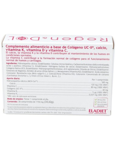 Regen & Dol Colageno Uc Ii 30Comp. de Eladiet