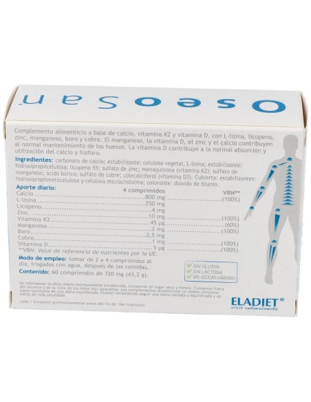 Oseosan 60 Comprimidos de Eladiet