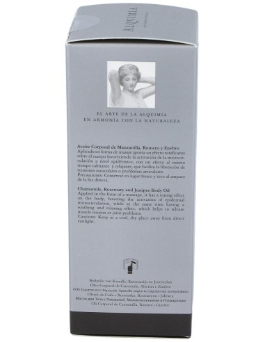 Óleo Corporal Camomila-Romeo-Zimbro 150Ml. por Alqvimia