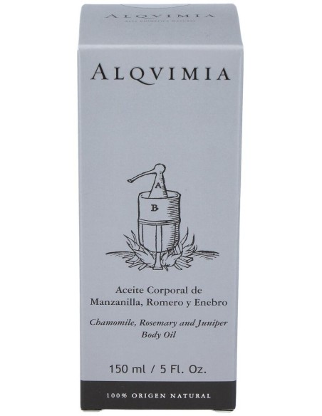 Óleo Corporal Camomila-Romeo-Zimbro 150Ml. por Alqvimia