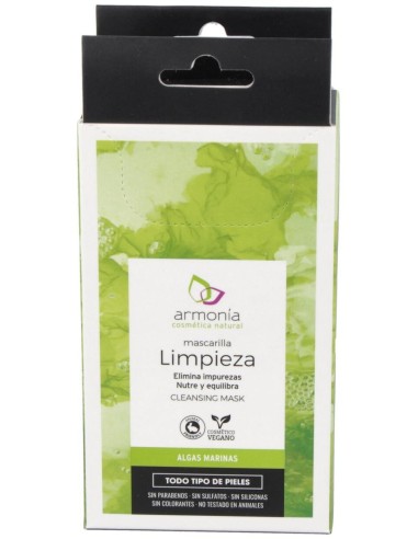 Mascarilla Facial Limpieza Algas 12Sbrs. de Armonia