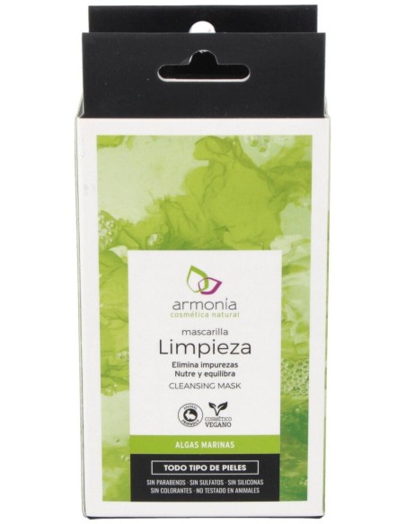 Mascarilla Facial Limpieza Algas 12Sbrs. de Armonia