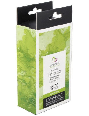 Mascarilla Facial Limpieza Algas 12Sbrs. de Armonia