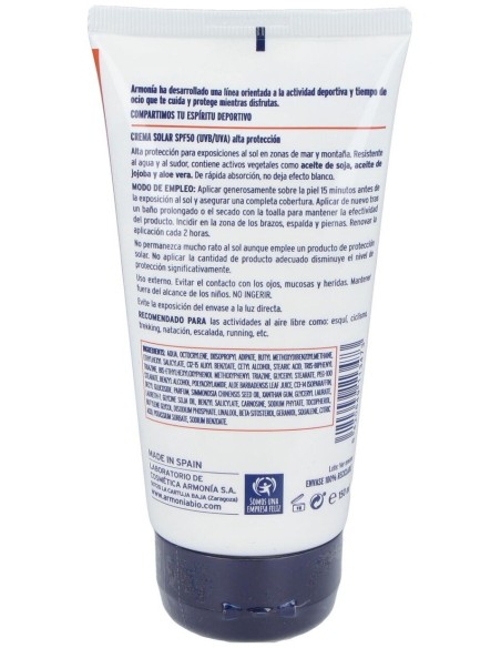 Crema Solar Fp50+ 150Ml. de Armonia