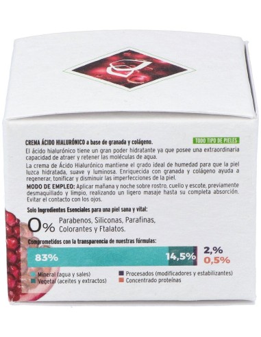 Crema Acido Hialuronico Granada 50Ml. de Armonia