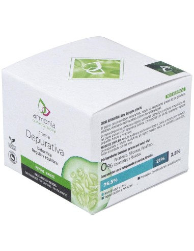 Crema Depurativa Pepino-Karite 50Ml. de Armonia