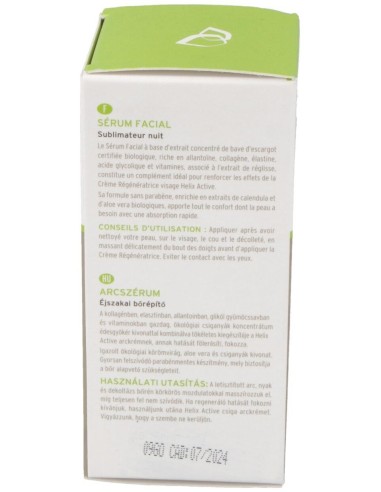 Helix Active Eco Serum Facial Caracol Bio 30Ml. de Armonia