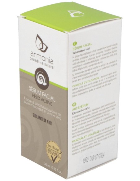 Helix Active Eco Serum Facial Caracol Bio 30Ml. de Armonia