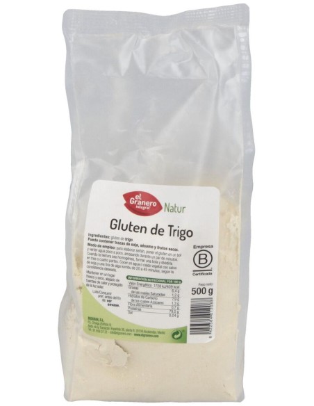 Gluten De Trigo 500Gr. de El Granero