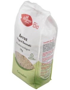 Arroz Integral Basmati Bio, 1 Kg de El Granero Integral 2