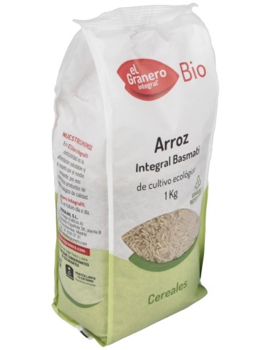 Arroz Integral Basmati Bio, 1 Kg de El Granero Integral