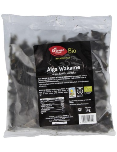 Alga Wakame Bio, 50 G de El Granero Integral