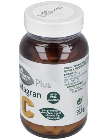 Vitagran C (Vit.C Forte + Bioflav.750Mg.) 120Comp. de El Granero