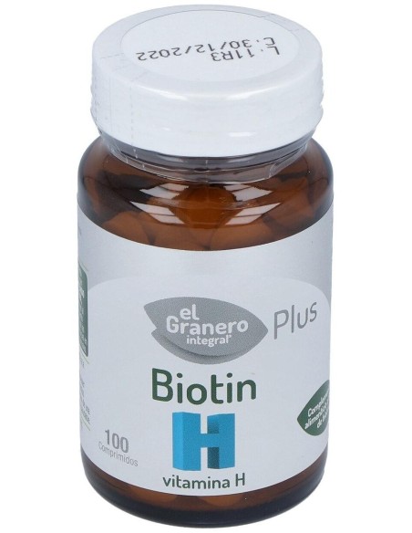 Biotin (Biotina Vit.H) 100Comp. de El Granero