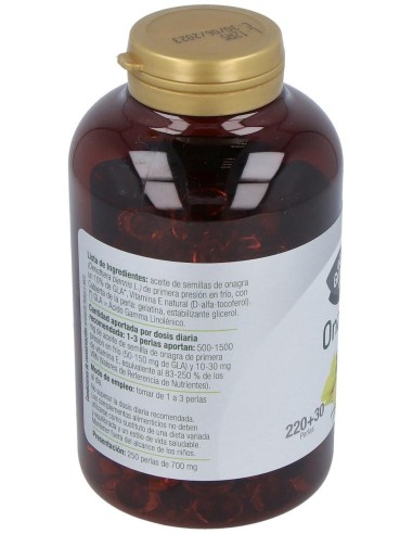 Onagran Aceite De Onagra 700 Mg 220+30 Perlas de El Granero