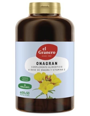 Aceite De Onagra 400+50Perlas de El Granero
