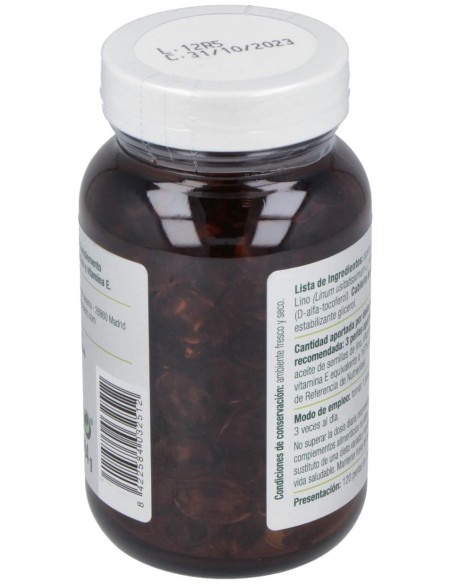 Linogran Aceite De Lino 120Perlas de El Granero