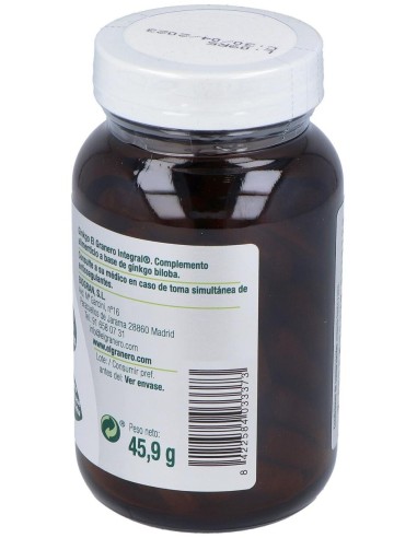 Ginkgo Biloba 90Cap. de El Granero