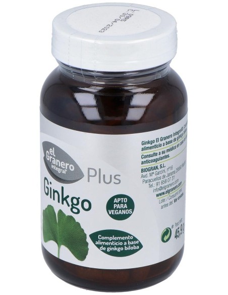 Ginkgo Biloba 90Cap. de El Granero