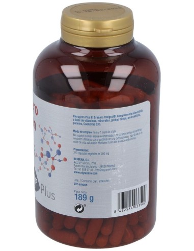 Aterogran Plus 270Cap. de El Granero