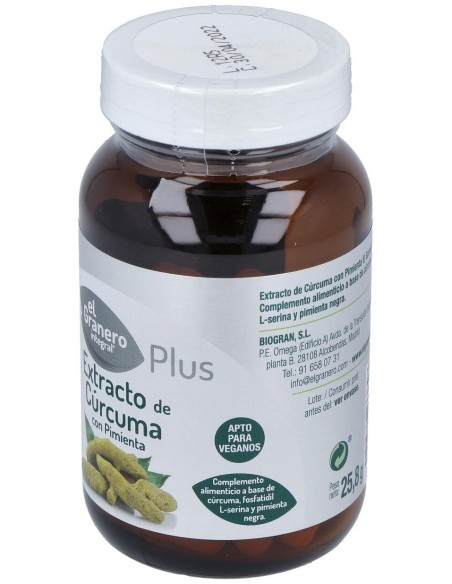 Extracto Curcuma Y Pimienta 60Cap. de El Granero