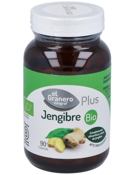 Jengibre 500Mg. 90Cap. Bio de El Granero
