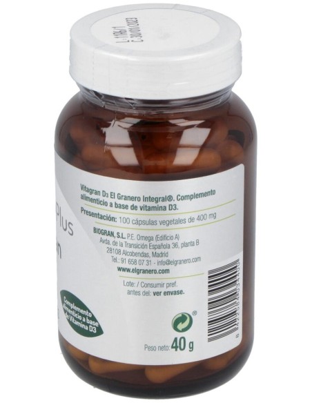 Vitagran D3 100Cap. de El Granero