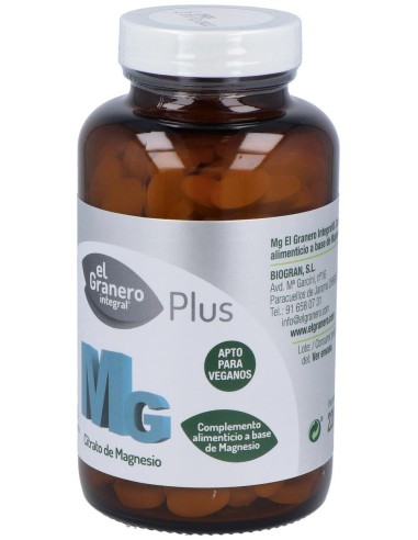 Mg 500 (Citrato De Magnesio) 300Comp. de El Granero