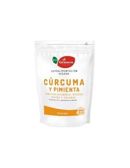 Curcuma Y Pimienta Superalimento Bio 200Gr. de El Granero