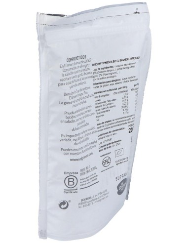 Curcuma Y Pimienta Superalimento Bio 200Gr. de El Granero