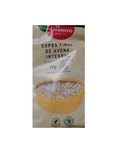 Copos De Avena Suaves Integral 1Kg. Bio de El Granero