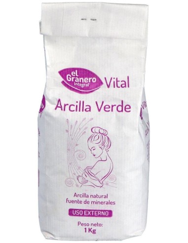Arcilla Verde 1Kg. de El Granero