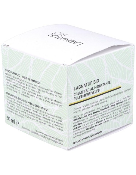 Crema Facial Hidratante Pieles Sensibles 50Ml. Bio de Labnatur Bio