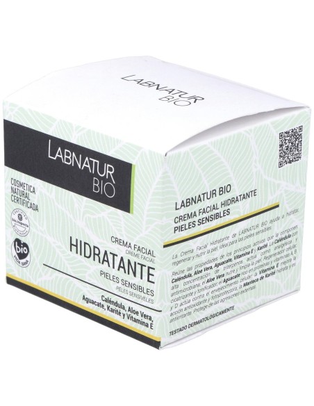 Crema Facial Hidratante Pieles Sensibles 50Ml. Bio de Labnatur Bio
