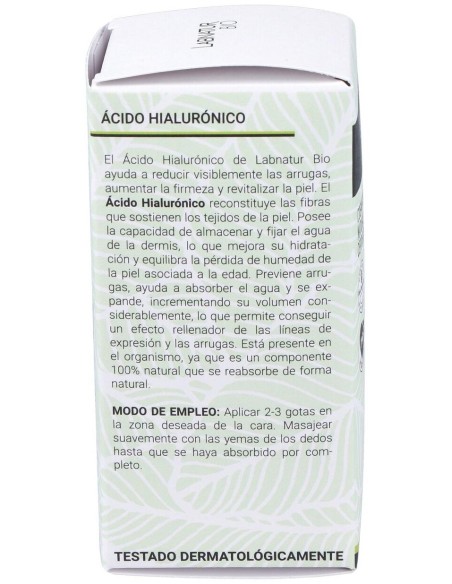 Acido Hialuronico Liquido 30Ml. Bio de Labnatur Bio
